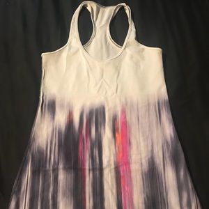 MOVING SALE! Lululemon tank, size 4 tie dye (long)